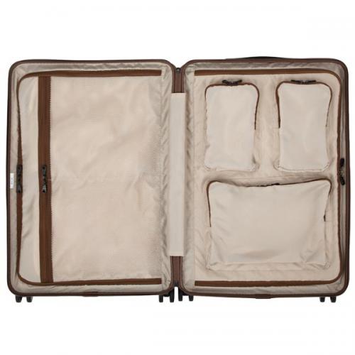 ACE ベベル (63L) ファスナータイプ スーツケース 3～5泊用 3辺合計140cm 手荷物預け入れサイズ 底足フック ドリンクホルダー付き 05682