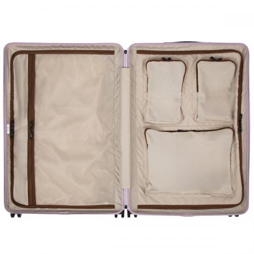 ACE ベベル (92L) ファスナータイプ スーツケース 5～7泊用 3辺合計158cm 手荷物預け入れサイズ 底足フック ドリンクホルダー付き 05683