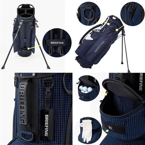 BRIEFING GOLF CR-7.5 REF ブリーフィング ゴルフ シーアール7.5 リフレクター スタンド ナイトゴルフ 反射 キャディバッグ ゴルフバッグ メンズ BRG263D01
