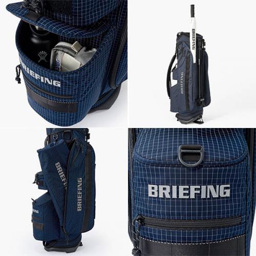 BRIEFING GOLF CR-7.5 REF ブリーフィング ゴルフ シーアール7.5 リフレクター スタンド ナイトゴルフ 反射 キャディバッグ ゴルフバッグ メンズ BRG263D01