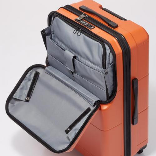 プロテカ スーツケース ポケットライナー2 (62L) フロントポケット搭載 ストッパー付き ファスナータイプ 3～5泊用 手荷物預け入れサイズ 01342