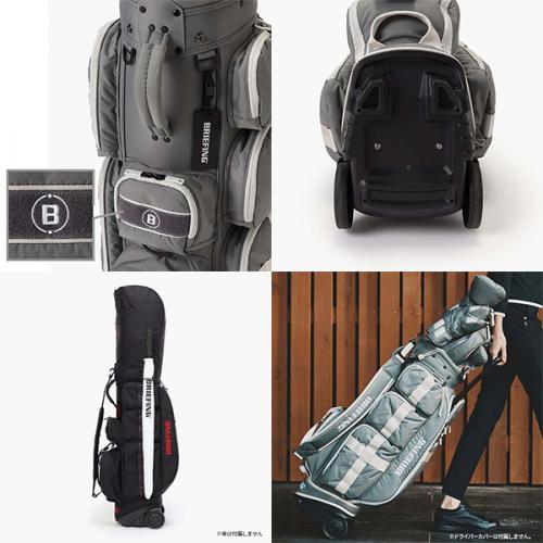 BRIEFING GOLF CR-6 CASTER ブリーフィング ゴルフ シーアール6 キャスター キャディバッグ ゴルフバッグ 軽量 8.5口径 48インチ対応 メンズ レディース BRG251D02