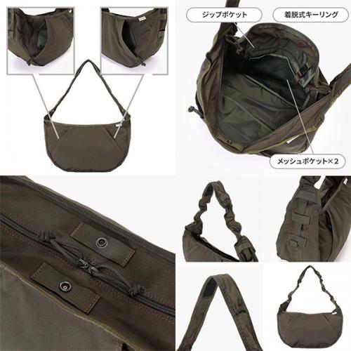 BRIEFING HOBO BAG WIDE MC ブリーフィング ホーボーバッグワイド ショルダーバッグ アジャスター ミリタリークロス BRA253L64