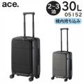 ace. コンビクルーザーTR タテ型 (30L) スーツケース フロントポケット搭載 PC収納 2～3泊用 機内持ち込みサイズ エースジーン 05152