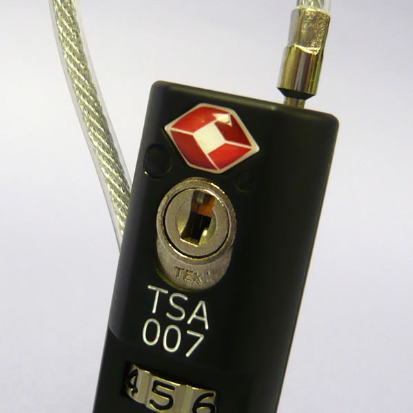 TSAケーブルロック TL-03T ダイヤル式